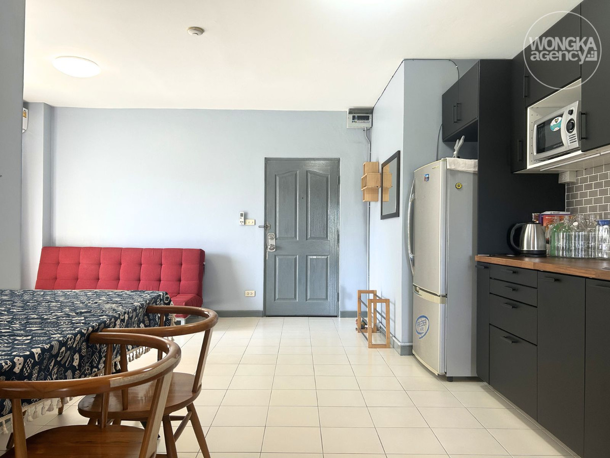 ให้เช่าคอนโดบางนา แบริ่ง ลาซาล : ให้เช่า –  คอนโดบ้านสวนลาซาล (Ban Suan La Salle) คอนโด 2 ห้องนอน ใกล้ MRT ศรีลาซาล 350 ม. ขนาด 59.90 ตร.ม. พร้อมเฟอร์นิเจอร์