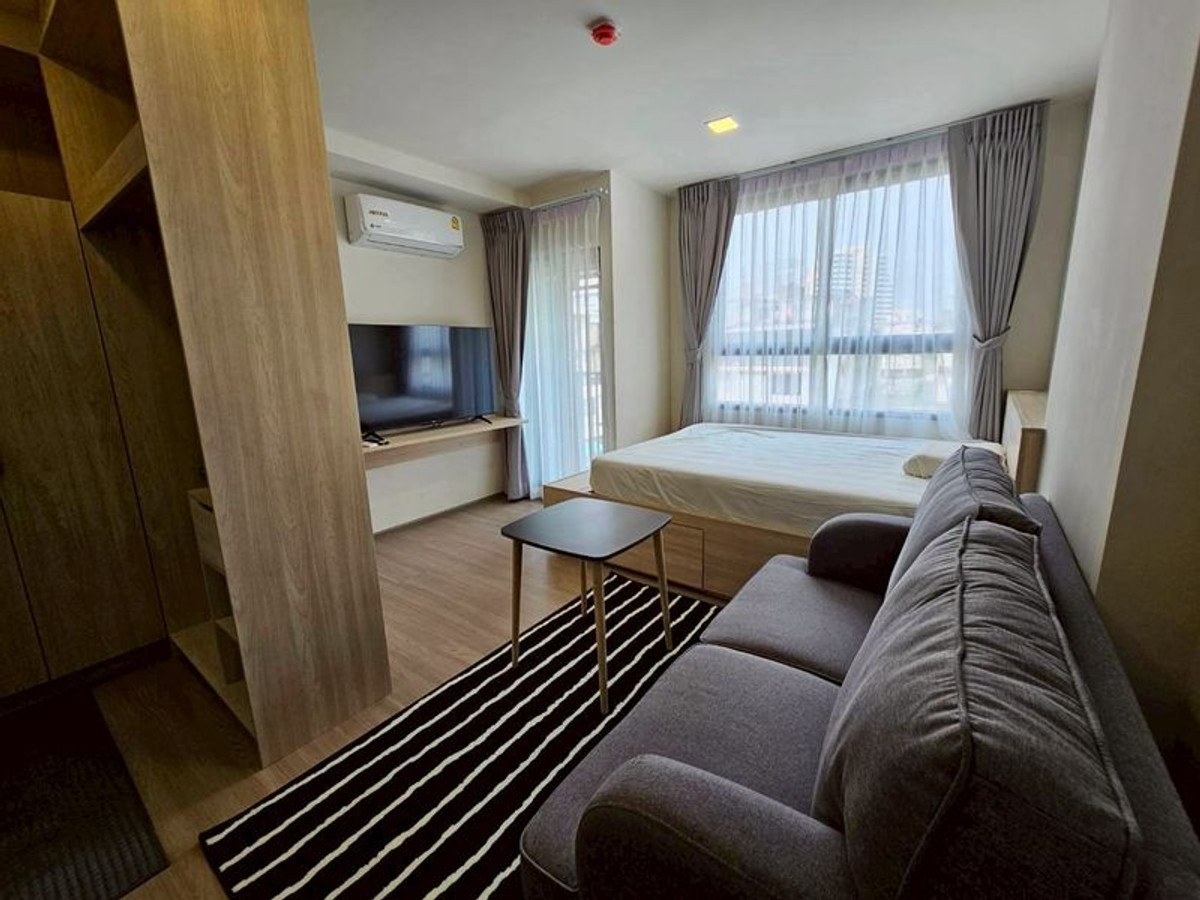 For SaleCondoRamkhamhaeng, Hua Mak : Urgent Sale ✨ THE MUVE Ram 22 ✨ Fully Furnished and Equipped with Appliances. Near BTS.