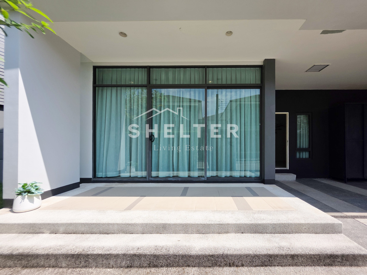 For RentHousePattanakan, Srinakarin : Single house for rent, ready to move in immediately, fully furnished, near Wellington International School 🏫