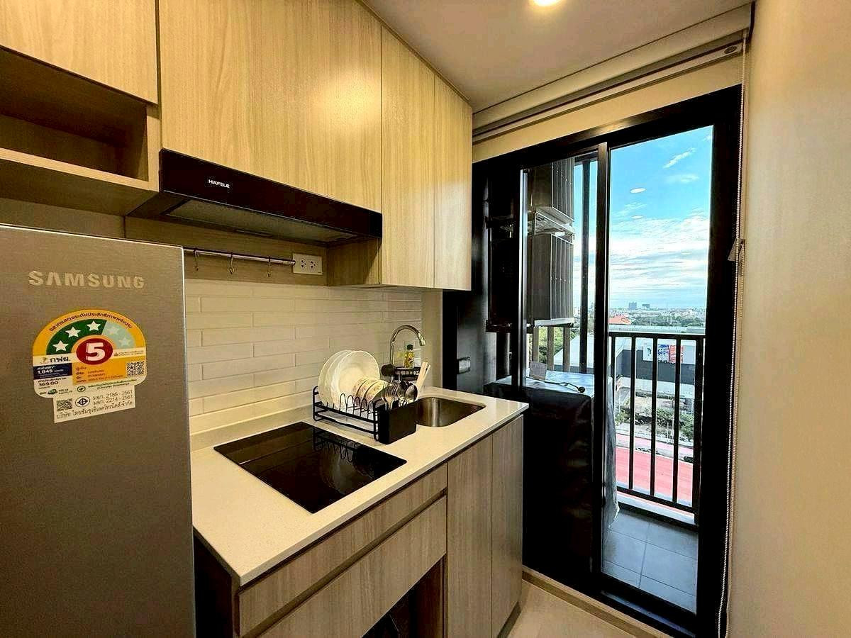 For RentCondoSamut Prakan,Samrong : #E097 (previous code s4527) 🎉160369 Condo for rent at Origin Plug & Play Srinakarin