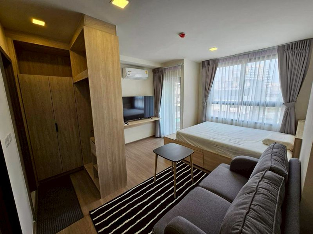 For SaleCondoRamkhamhaeng, Hua Mak : Urgent Sale ✨ THE MUVE Ram 22 ✨ Fully Furnished and Equipped with Appliances. Near BTS.