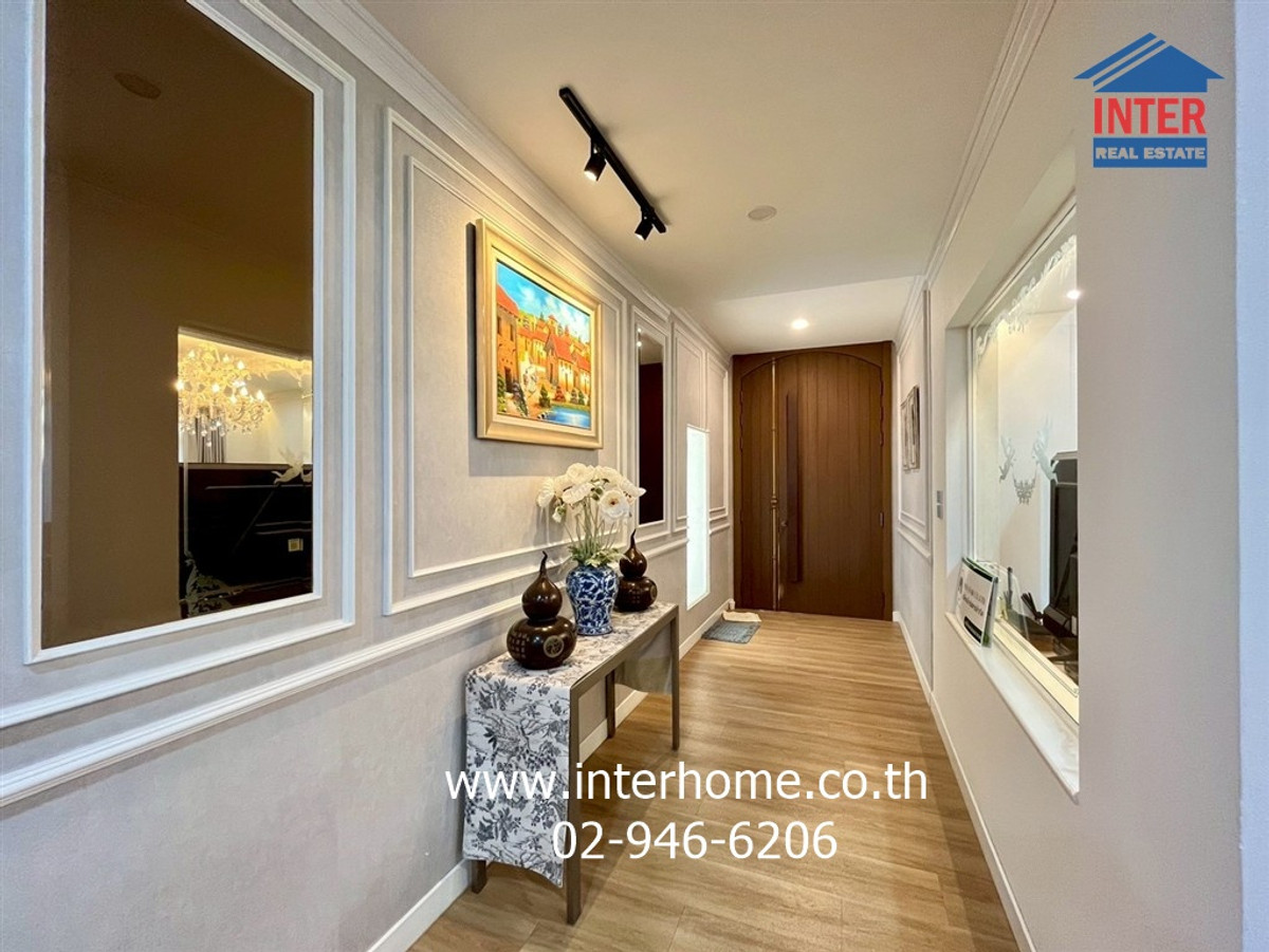 For SaleHousePhutthamonthon, Salaya : 2-story detached house, 100 sq m, Pathomporn Grand Home Village, Phutthamonthon Sai 3, Phran Nok-Phutthamonthon Road. Phutthamonthon Sai 3 Road, Bang Khae District, Bangkok