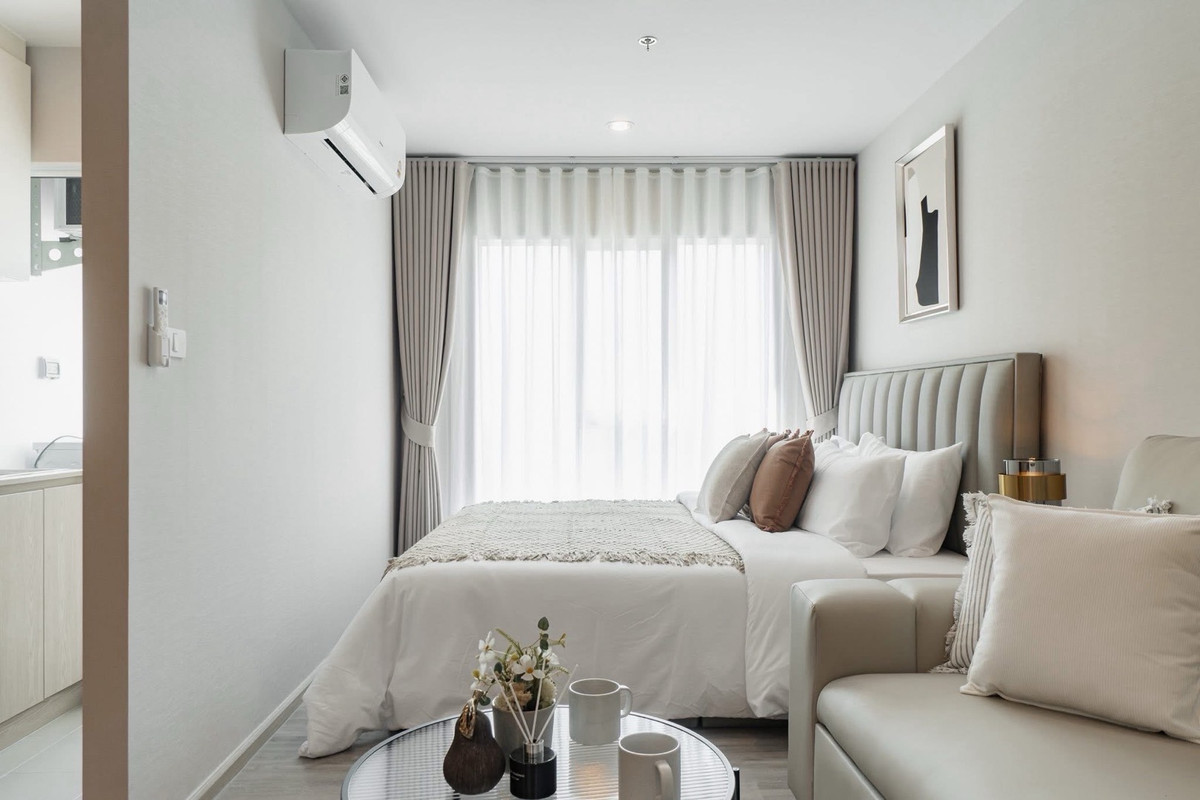 For RentCondoBangna, Bearing, Lasalle : For rent: Regent Home Bangna, river view.