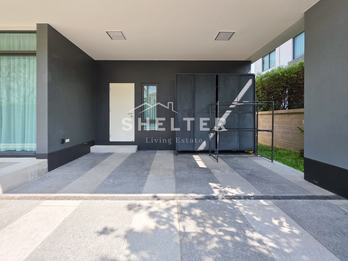 For RentHousePattanakan, Srinakarin : Single house for rent, ready to move in immediately, fully furnished, near Wellington International School 🏫