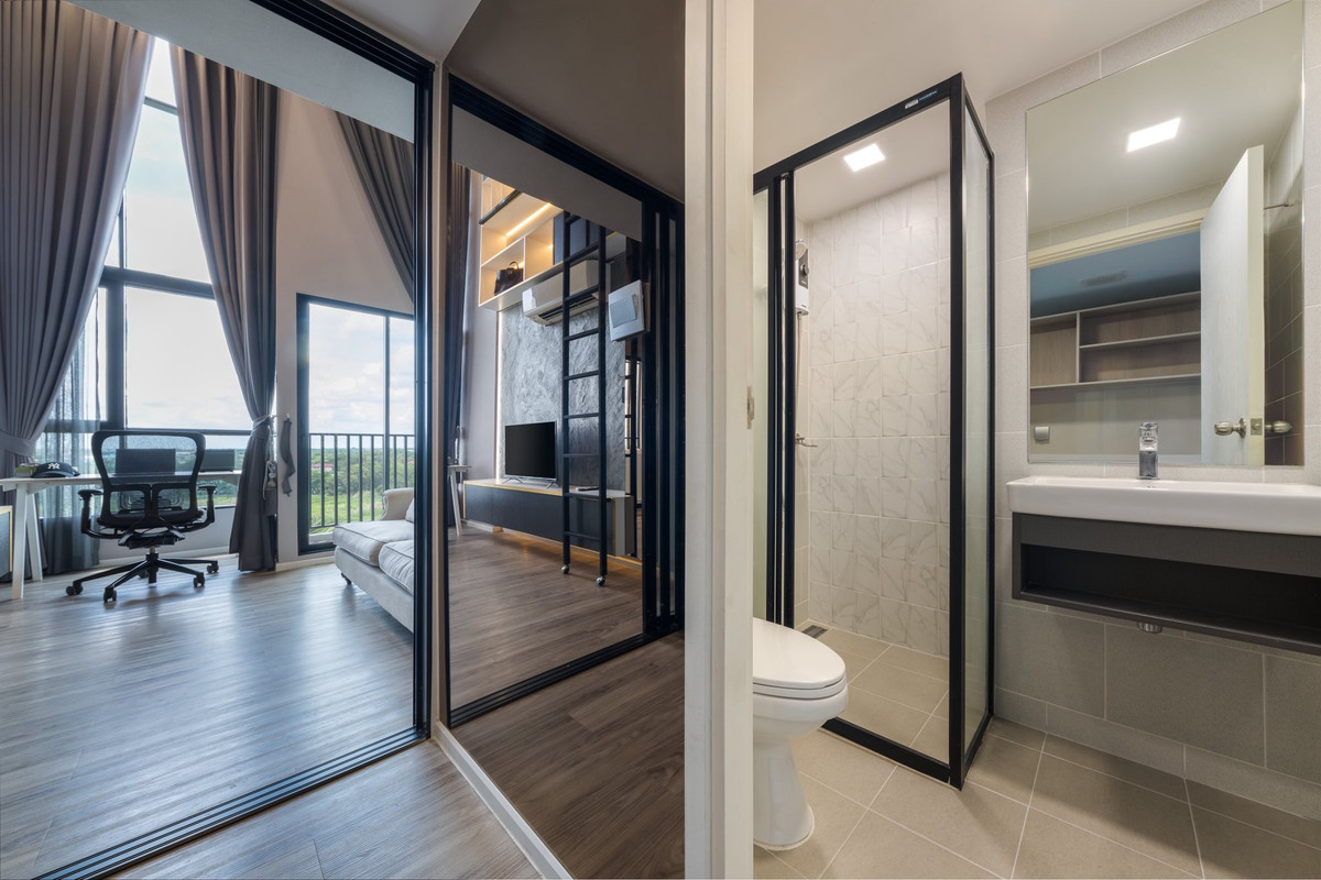 ให้เช่าคอนโดพุทธมณฑล ศาลายา : ให้เช่า เคฟ มิวแทนท์ ศาลายา ห้อง Vertical พื้นที่ 34 ตร.ม. ชั้น 7 ( มีเครื่องซักผ้า )