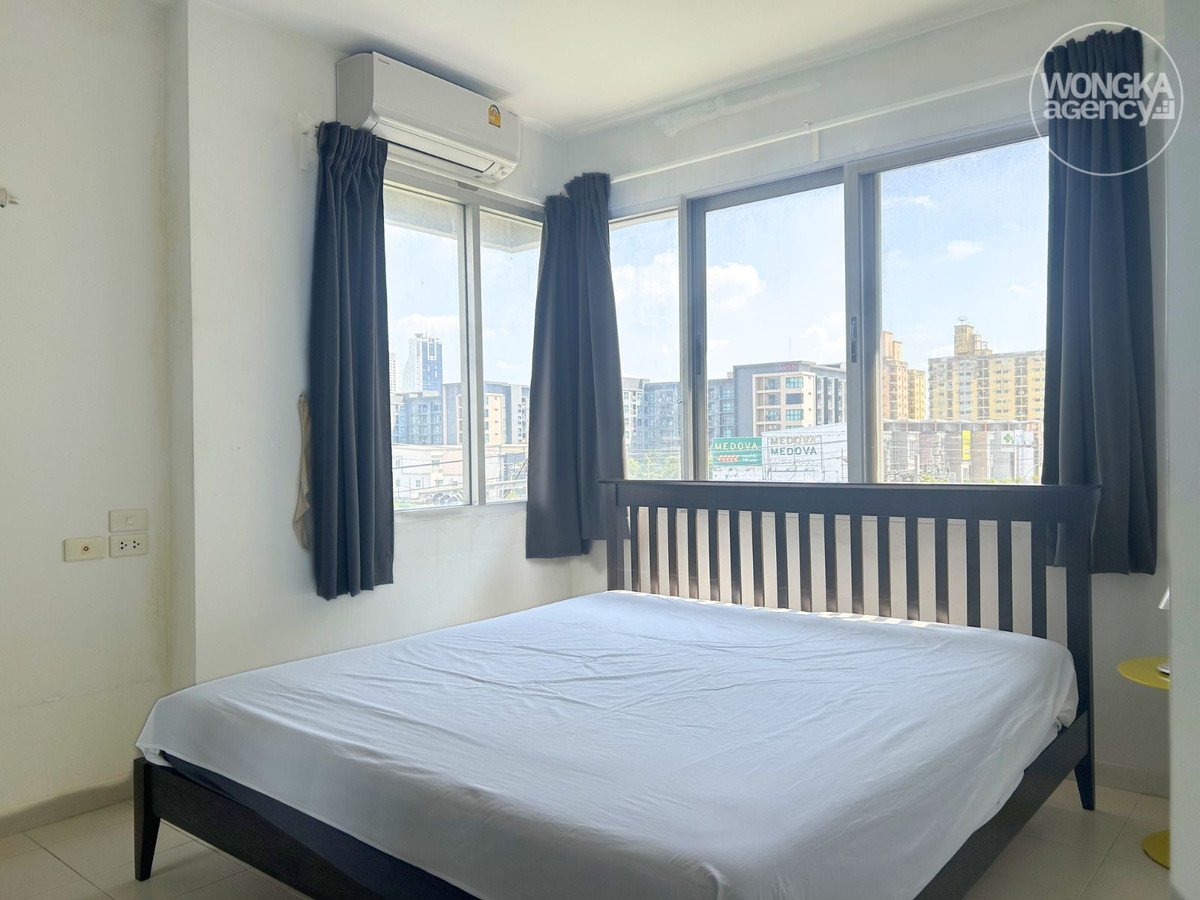 For RentCondoBangna, Bearing, Lasalle : For Rent – Ban Suan La Salle Condominium |  2-Bedroom Condo | 59.90 sq.m. | Fully Furnishednear | MRT Si La Salle, only 350 m.
