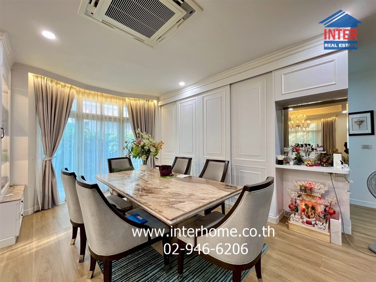 For SaleHousePhutthamonthon, Salaya : 2-story detached house, 100 sq m, Pathomporn Grand Home Village, Phutthamonthon Sai 3, Phran Nok-Phutthamonthon Road. Phutthamonthon Sai 3 Road, Bang Khae District, Bangkok