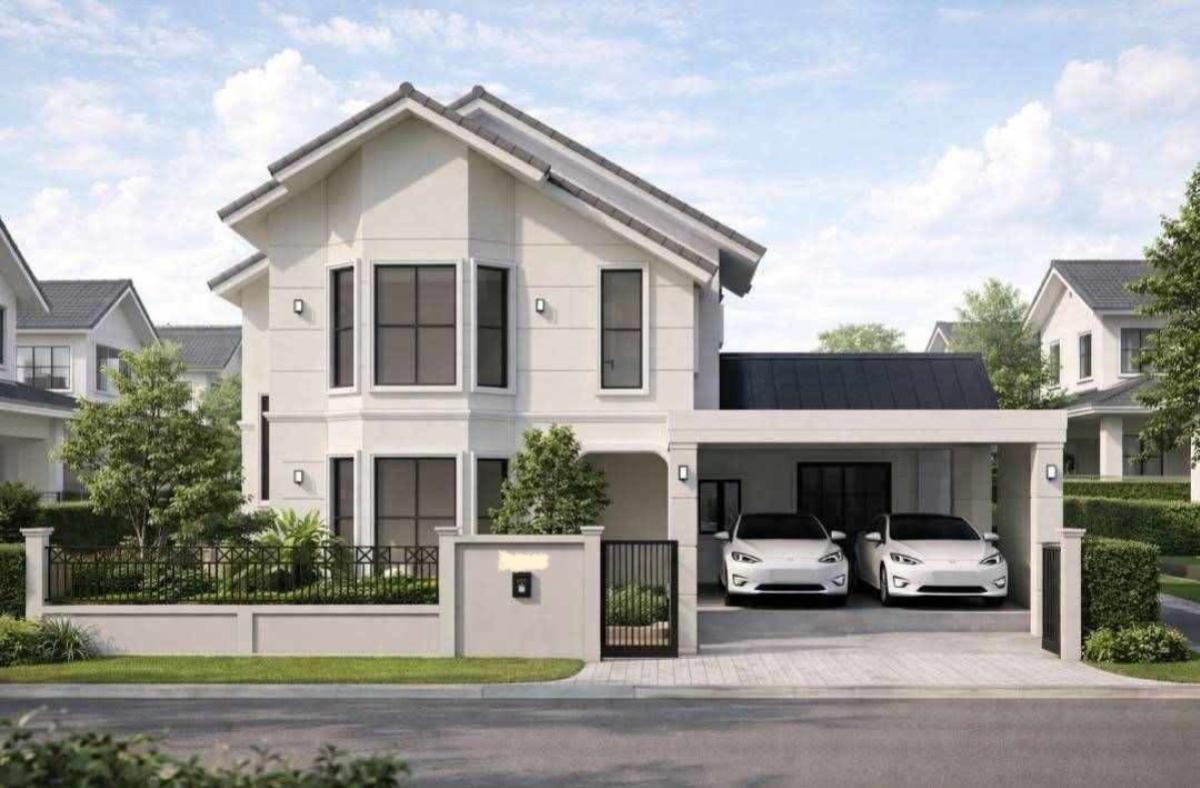 For SaleHousePathum Thani,Rangsit, Thammasat : For Sale House , Baan Fahpiyarom Prukwaree , Bueng Kham Phoi , Lam Luk Ka , Pathum Thani , CX-148658