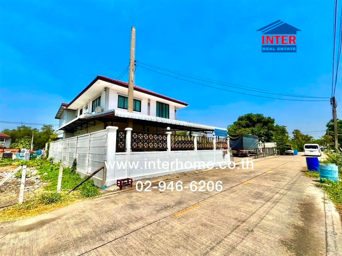 ขายบ้านปทุมธานี รังสิต ธรรมศาสตร์ : บ้านเดี่ยว + ที่ดิน 2 ชั้น 200 ตร.ว. บ้านเดี่ยว+ที่ดิน ซอยไสวประชาราษฎร์14 ถนนพระองค์เจ้าสายคลอง4 ลำลูกกา ปทุมธานี