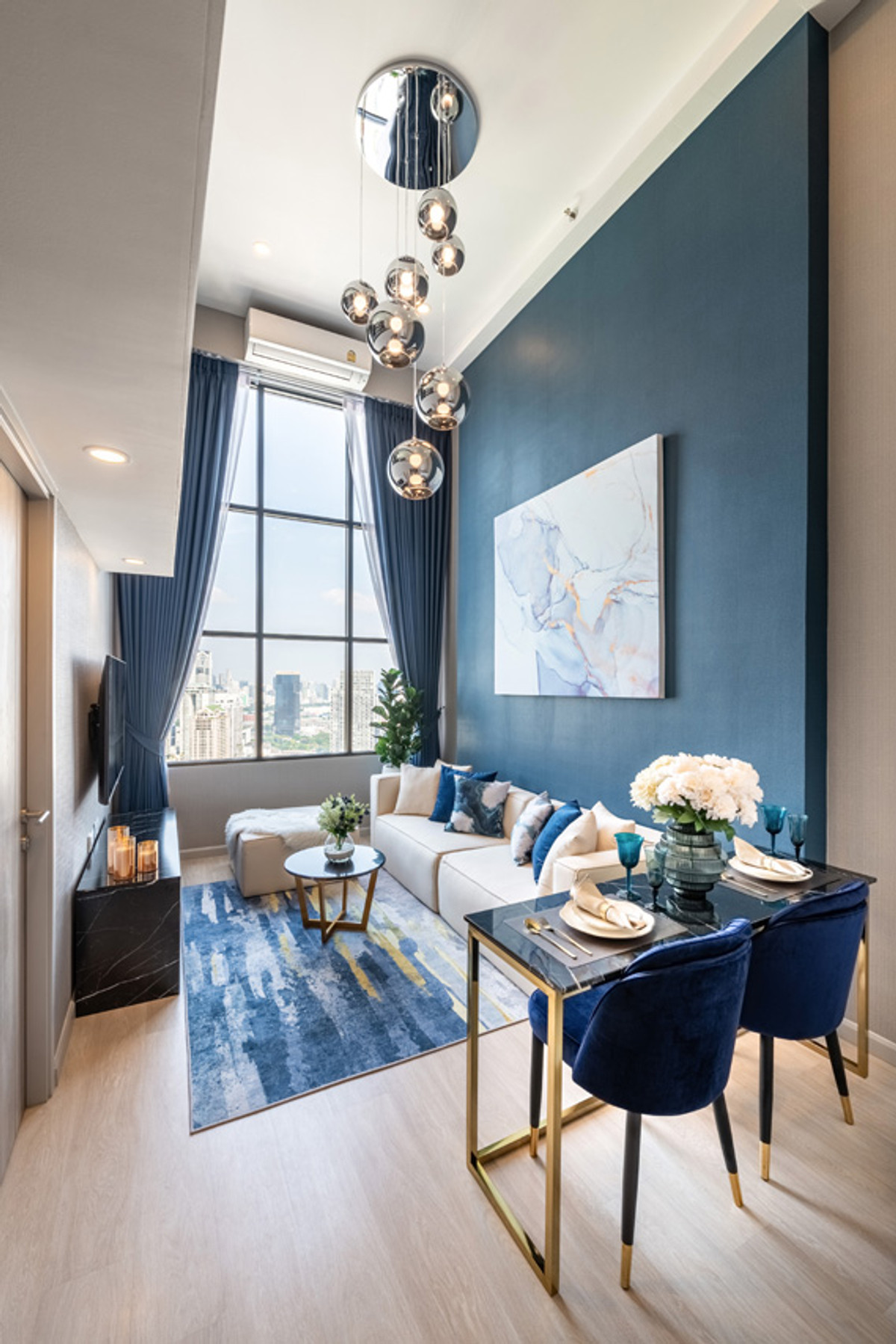 ขายคอนโดสาทร นราธิวาส : KnightsBridge Prime Sathorn / Duplex ห้องสวย ชั้นสูง ราคาดี ใกล้ BTS ช่องนนทรี / 2 ห้องนอน 44 ตร.ม. โทร 0937890899