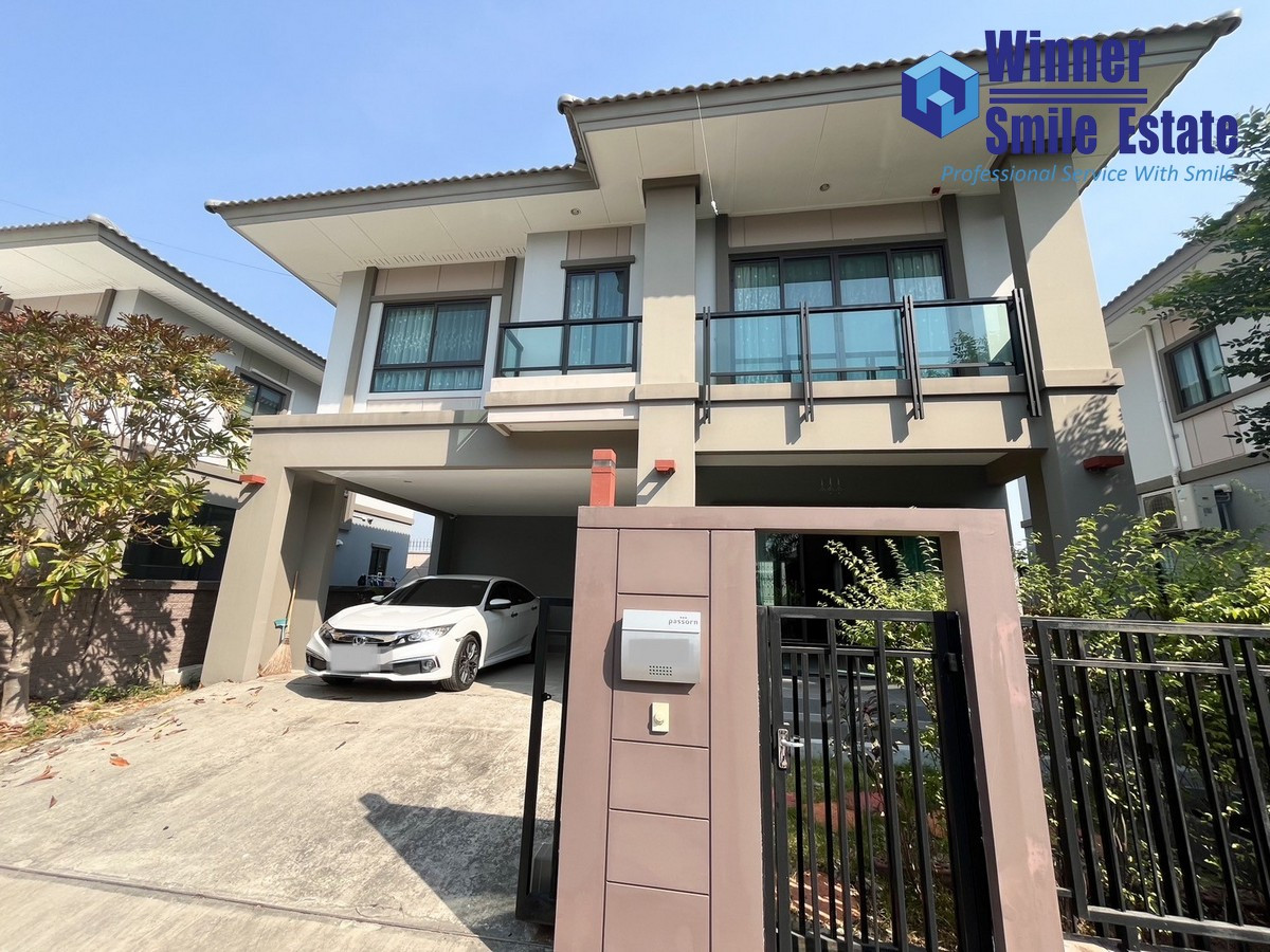 For RentHouseSamut Prakan,Samrong : Beautifully decorated detached house for rent in Passorn Bangna Wongwaen, located on Sukhumvit 2 Road, near Suvarnabhumi Airport.