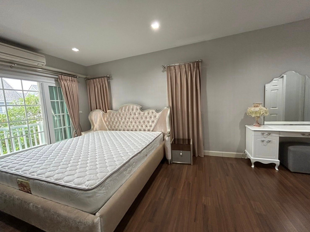 For RentHouseNawamin, Ramindra : For rent, 60 sq m, 3 bedrooms, 3 bathrooms, 2-story detached house, Burasiri, Panya Indra.