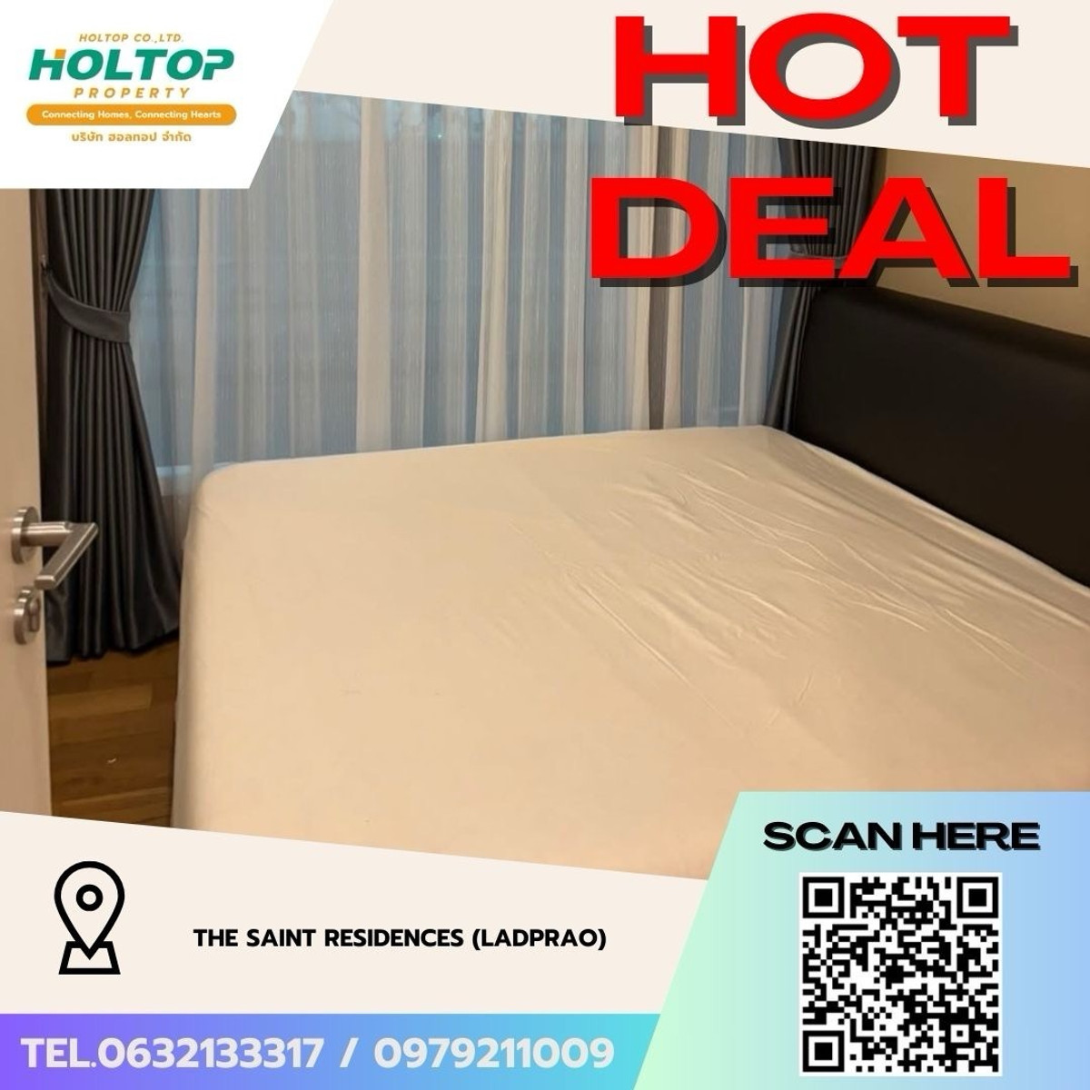 For RentCondoLadprao, Central Ladprao : #Z5008💥 160369 🔥Condo for rent The Saint Residences (ladprao)