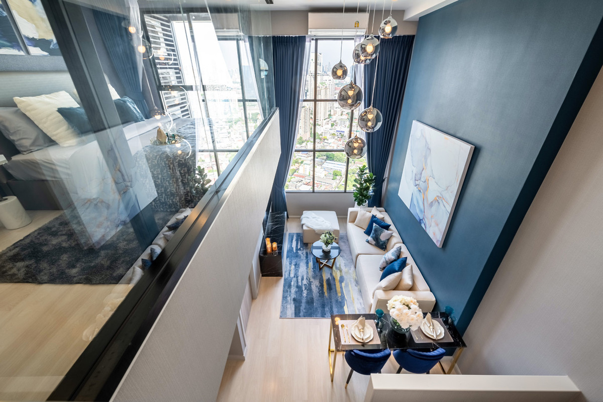 ขายคอนโดสาทร นราธิวาส : KnightsBridge Prime Sathorn / Duplex ห้องสวย ชั้นสูง ราคาดี ใกล้ BTS ช่องนนทรี / 2 ห้องนอน 44 ตร.ม. โทร 0937890899