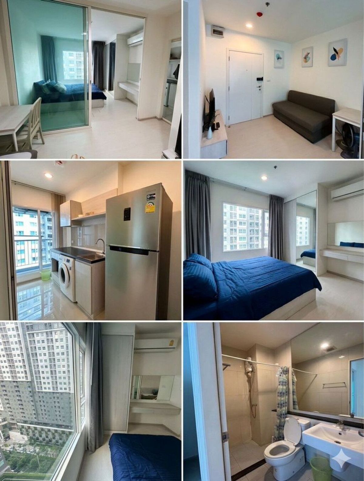 For RentCondoSamut Prakan,Samrong : For Rent Aspire Erawan Unit 62/660 (Pool view)