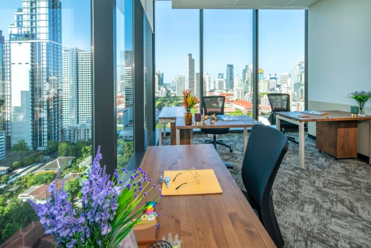 For RentOfficeRama9, Petchburi, RCA : Bangkok Office For Rent Asoke Phetchaburi Serviced Office Rasa Two Tower Office Building Fully-Furnished Starting for 1 - 50 Workstations (Rental Price starting from 10,000 THB/month) closed to MRT Phetchaburi, Asoke, Rama9