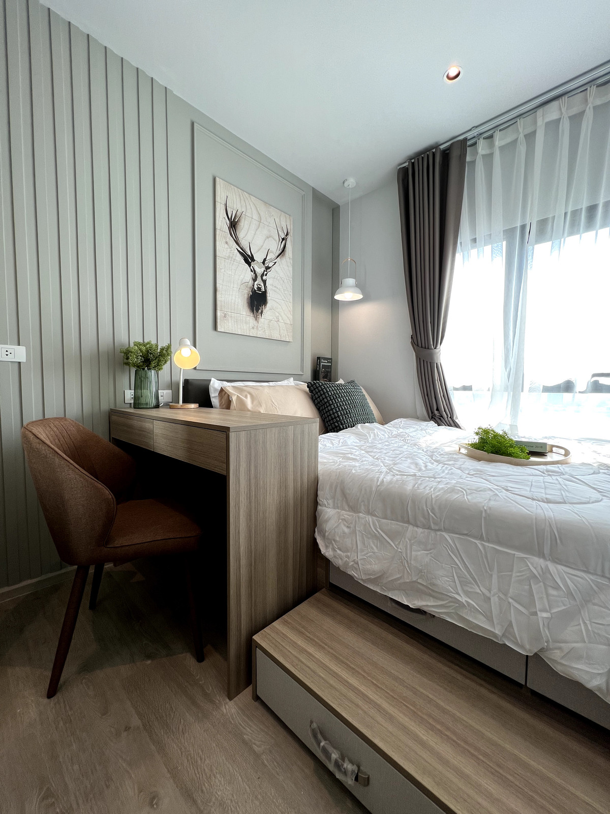 ขายคอนโดท่าพระ ตลาดพลู วุฒากาศ : ขาย คอนโด 1 นอน 1 น้ำ  เฟอร์ครบ ชั้นสูง วิวโล่ง ใกล้ BTS ตลาดพลู 