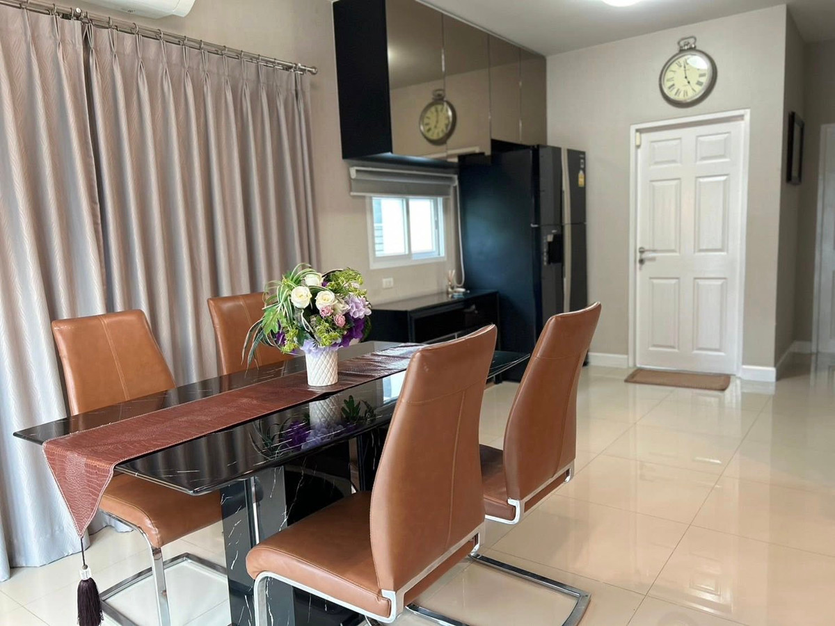 For RentHouseNawamin, Ramindra : For rent, 60 sq m, 3 bedrooms, 3 bathrooms, 2-story detached house, Burasiri, Panya Indra.