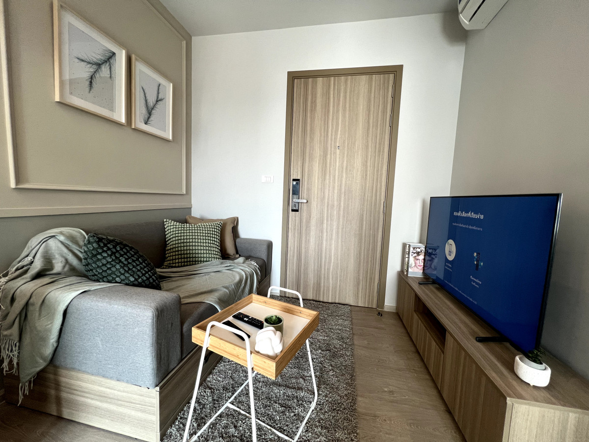 ขายคอนโดท่าพระ ตลาดพลู วุฒากาศ : ขาย คอนโด 1 นอน 1 น้ำ  เฟอร์ครบ ชั้นสูง วิวโล่ง ใกล้ BTS ตลาดพลู 