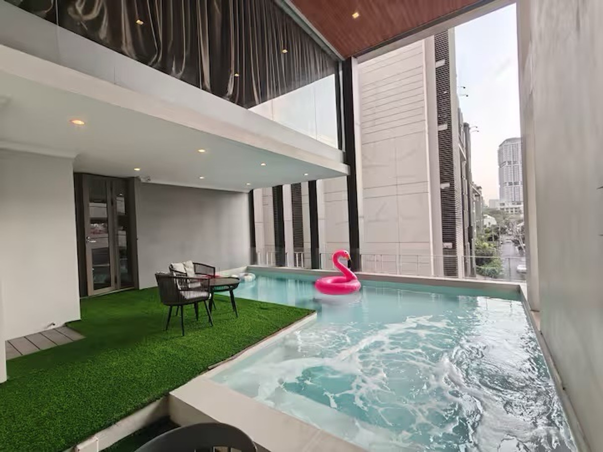 ให้เช่าบ้านสุขุมวิท อโศก ทองหล่อ : ✨[ให้เช่า]สุขุมวิท 49/1! บ้านหรูPool villa มีลิฟต์ 4 ห้องนอน 6 ห้องน้ำเข้าออกทางซอย 47 ได้ (ใกล้สมิติเวช)