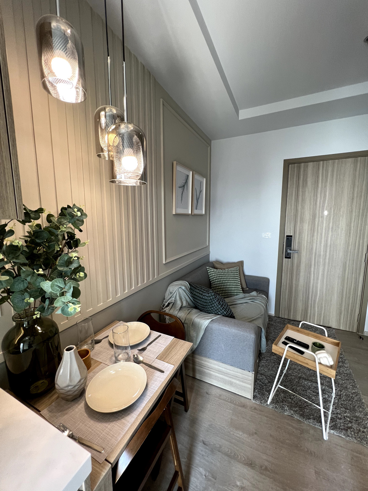 ขายคอนโดท่าพระ ตลาดพลู วุฒากาศ : ขาย คอนโด 1 นอน 1 น้ำ  เฟอร์ครบ ชั้นสูง วิวโล่ง ใกล้ BTS ตลาดพลู 