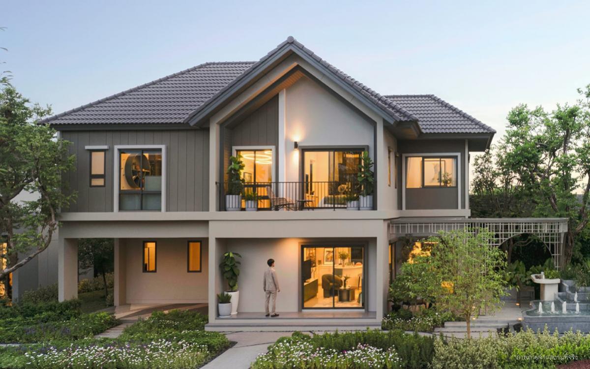 For SaleHousePathum Thani,Rangsit, Thammasat : For Sale House , PAVE Kanchana - Ratchaphruek , Khlong Phra Udom , Lat Lum Kaeo , Pathum Thani , CX-148522