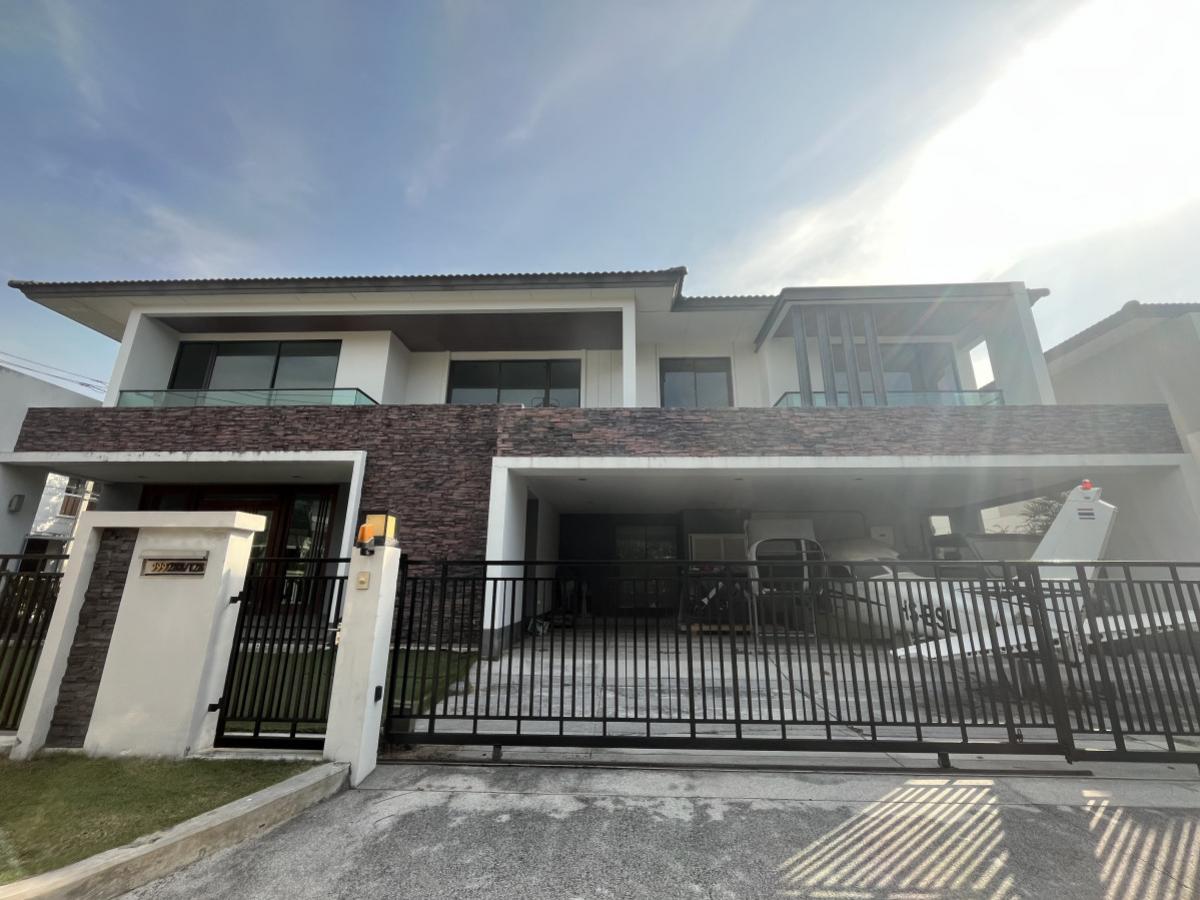 For SaleHouseLadkrabang, Suwannaphum Airport : For Sale House , The Grand Bangna – Wongwaen , wide frontage , Dok Mai , Prawet , Bangkok , CX-148433