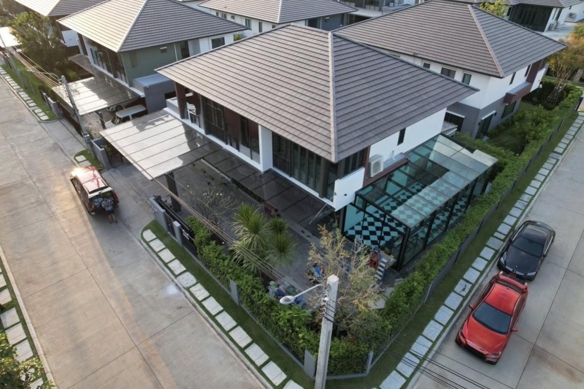 For SaleHousePhutthamonthon, Salaya : For Sale House , Setthasiri Thawiwatthana , corner unit , wide frontage , Salathammasop Sop , Thawi Watthana , Bangkok , CX-147324