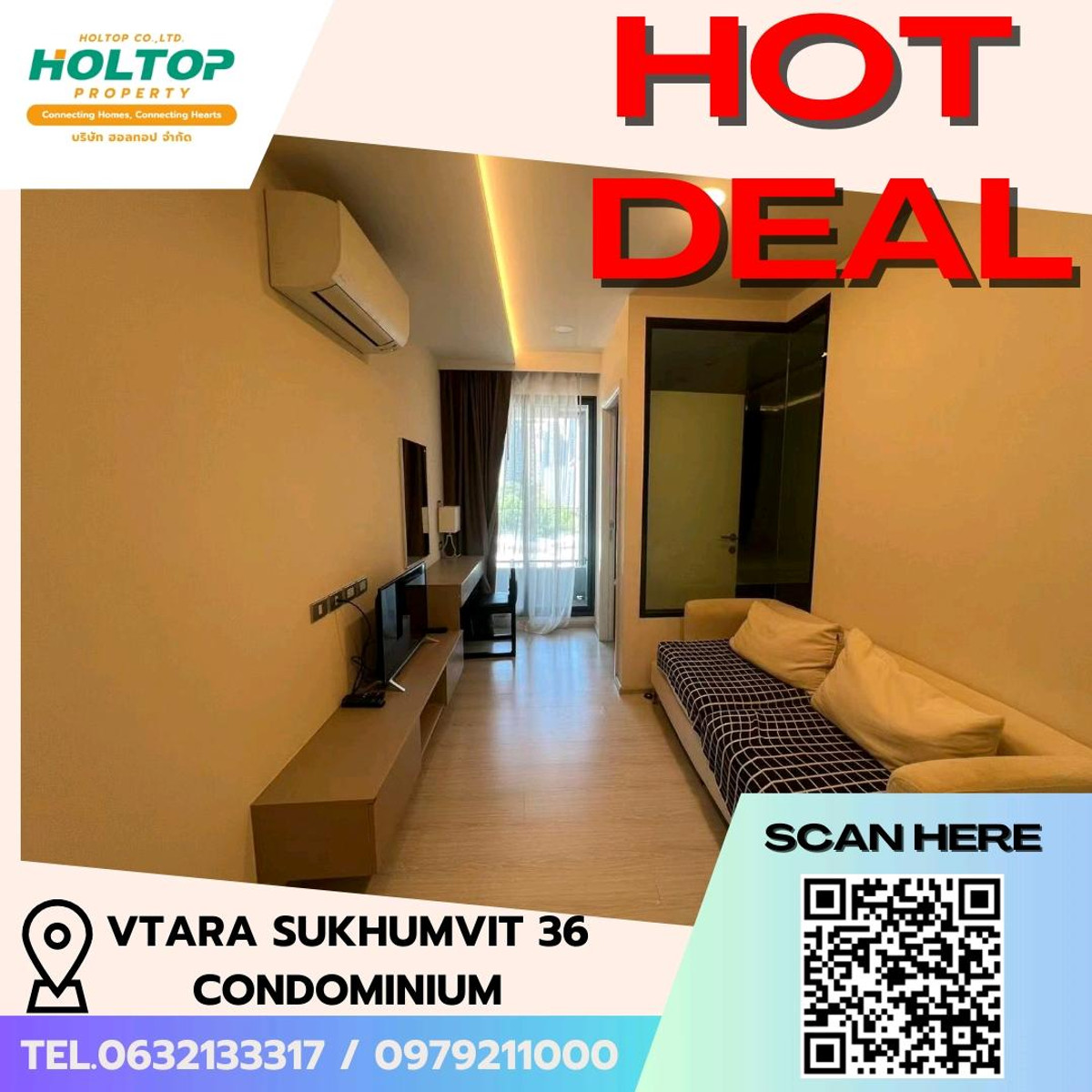 For SaleCondoSukhumvit, Asoke, Thonglor : #E123 🎉170369 Condo for sale VTARA SUKHUMVIT 36 CONDOMINIUM