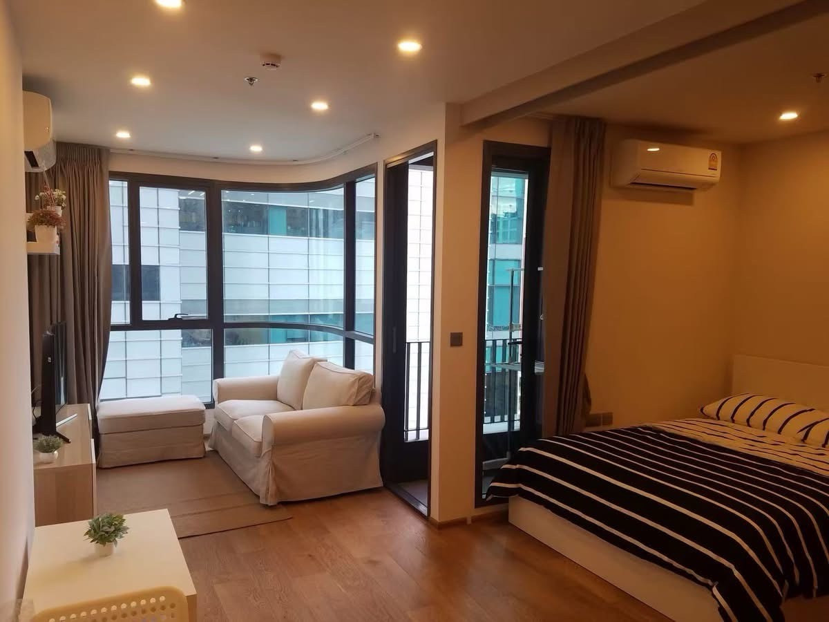 ขายคอนโดราชเทวี พญาไท : ขายด่วน 1 นอน ชั้น 16 Q Chid Lom - Phetchaburi ขายพร้อมผู้เช่า