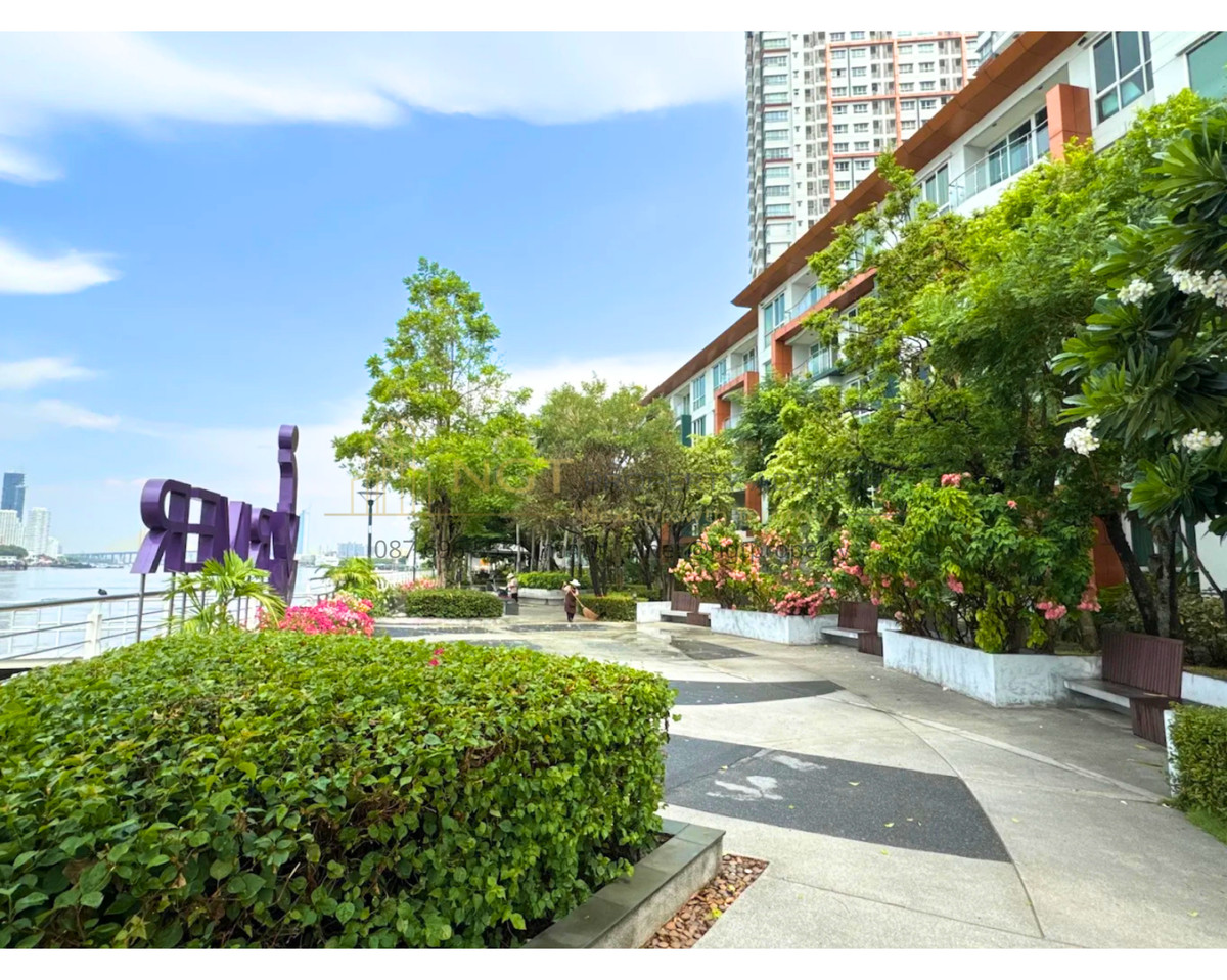 For SaleCondoRathburana, Suksawat : 🏙 Ivy River Condo | High Floor Chao Phraya River View | 35.45 sqm Fully Furnished Ready to move in! 