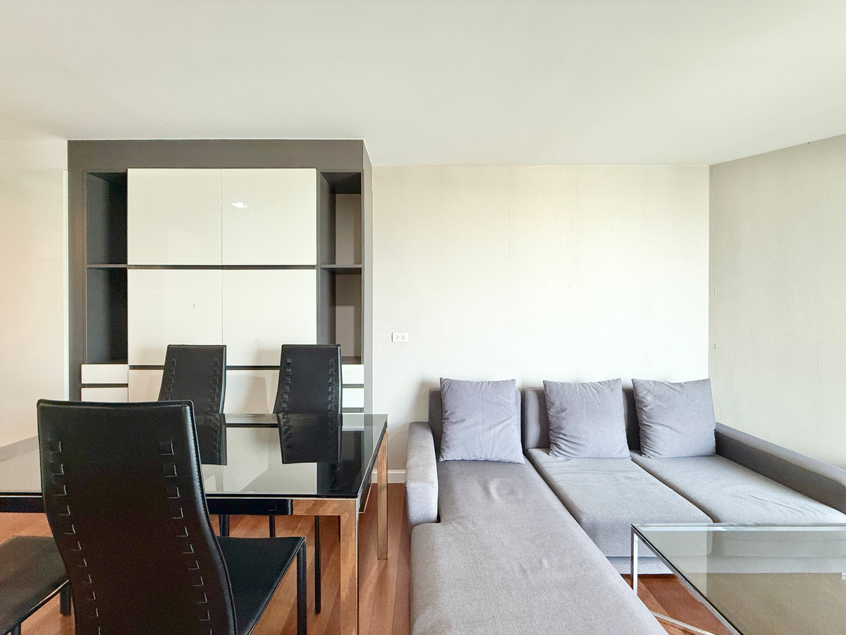 For RentCondoRama9, Petchburi, RCA : Cheap for rent 🌈✨ Belle Grand rama 9, size 58 SQM, 2 bedrooms, 1 bathroom, 27,000 baht, beautiful room, high floor, Call 092-2462653 Donut