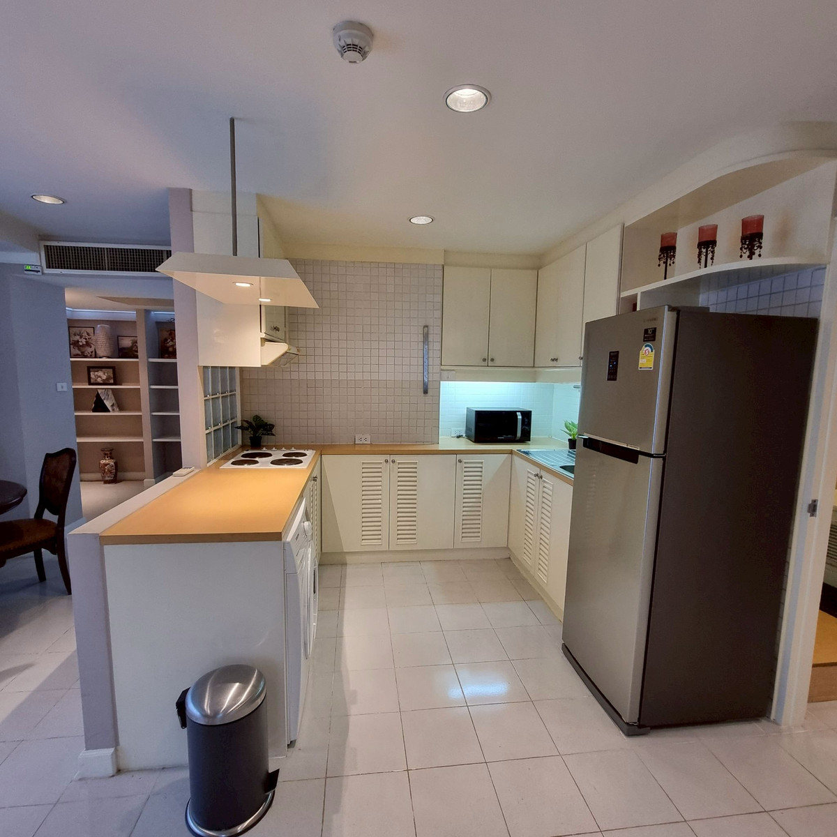 CondoSukhumvit, Asoke, Thonglor : ✨ Private kingdom 142 sq m in the heart of Sukhumvit 39✨ Wide area like living in a single house. With a 180 degree city view!📸