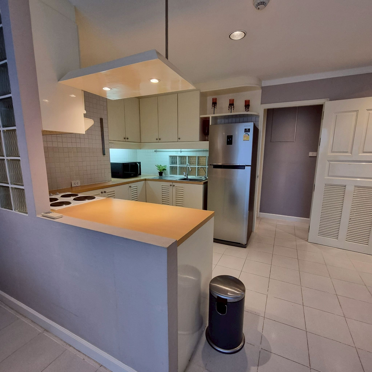 CondoSukhumvit, Asoke, Thonglor : ✨ Private kingdom 142 sq m in the heart of Sukhumvit 39✨ Wide area like living in a single house. With a 180 degree city view!📸