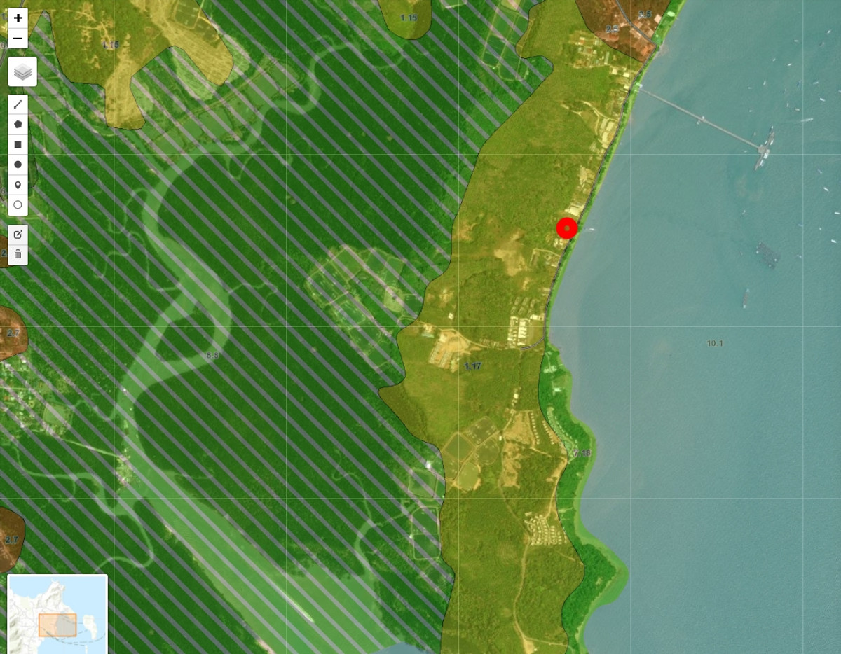 ขายที่ดินภูเก็ต : 📌ขายที่ดินอ่าวปอ ภูเก็ต 8 ไร่เศษ — ผังเหลือง วิวทะเล (🌊 Sea View) เหมาะทำ Pool Villa หรู ✨ ติดถนน 2 ด้าน!