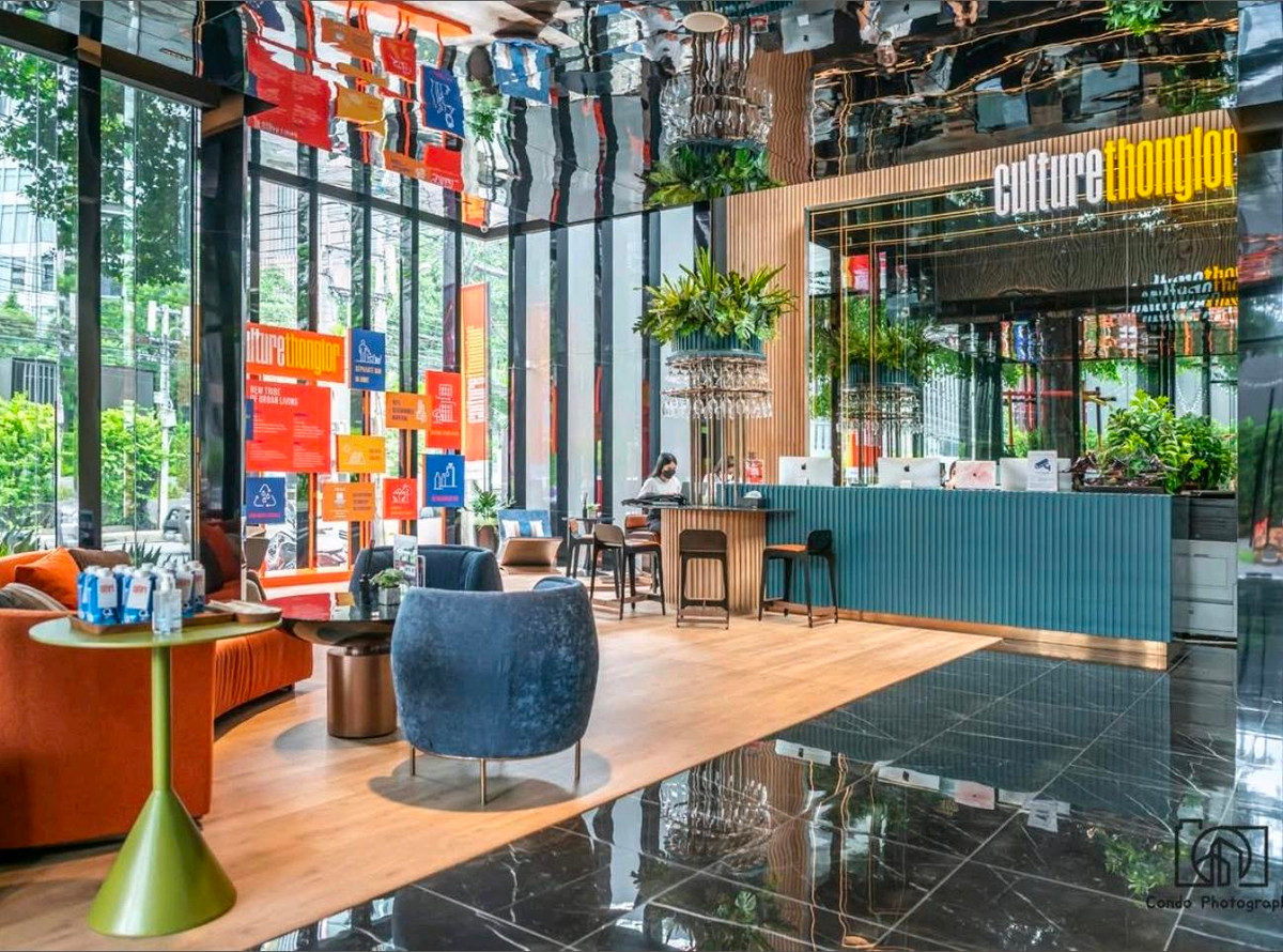 For RentCondoSukhumvit, Asoke, Thonglor : 🚩For Rent : Culture Thonglor / Duplex Type / 38 Sq.lm. / 28 fl.