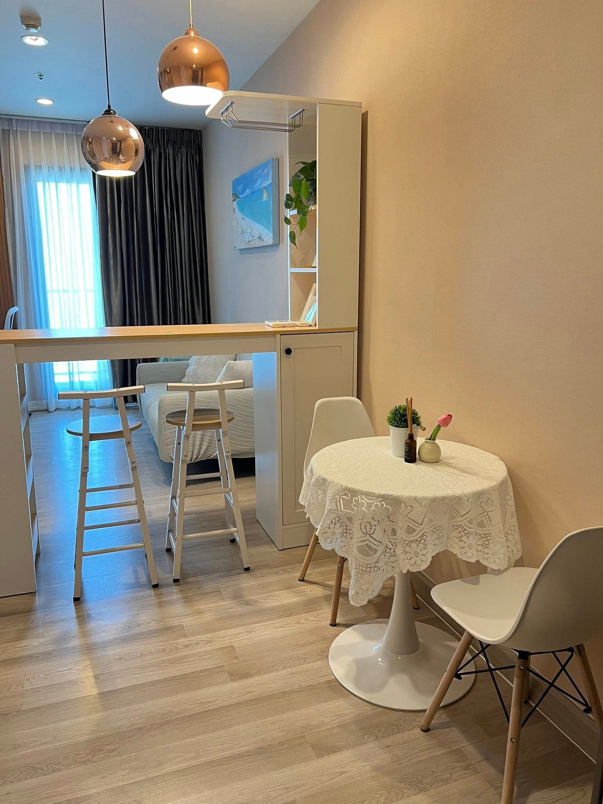 For RentCondoRatchadapisek, Huaikwang, Suttisan : 🩷🌷Centric Huaikwang🌷🩷 2 Beds 1 Bath, Rental 30,000 Baht