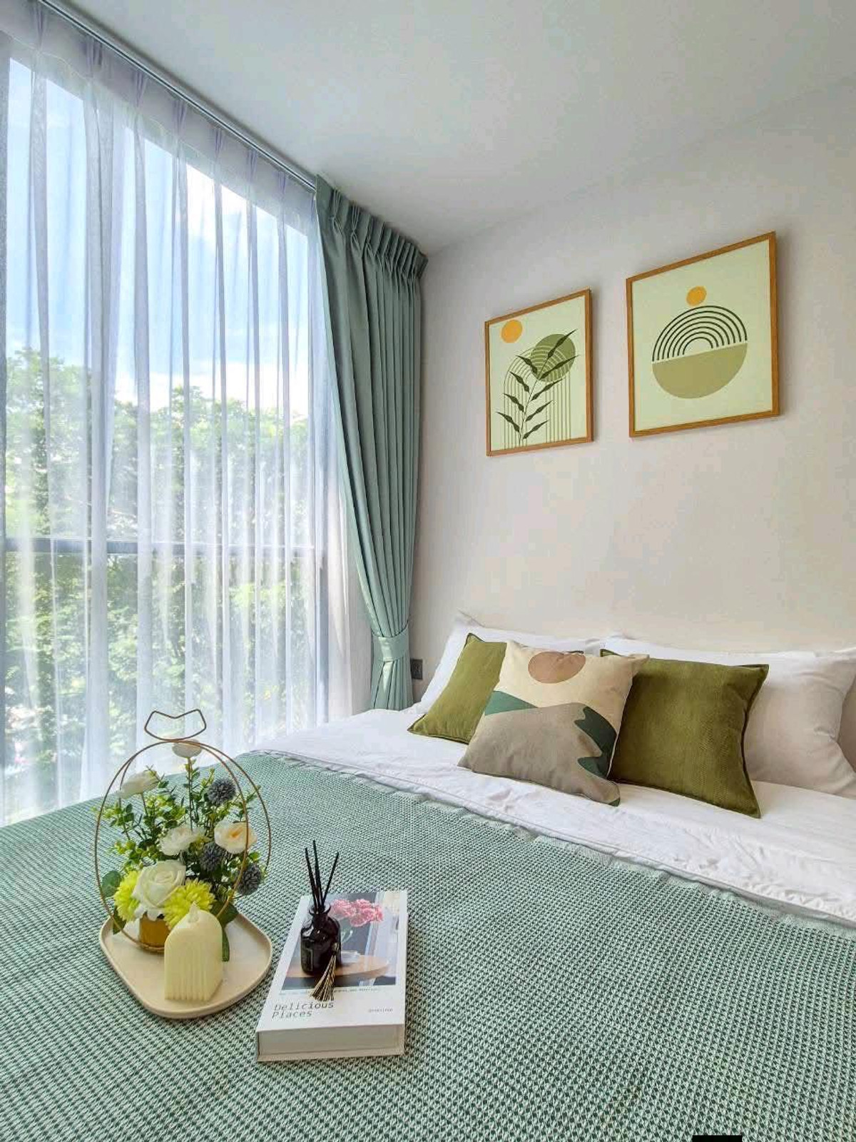 ให้เช่าคอนโดบางนา แบริ่ง ลาซาล : ให้เช่า Atmoz Tropicana บางนา ใกล้รถไฟฟ้าศรีเอี่ยม 29 ตรม. 13,000