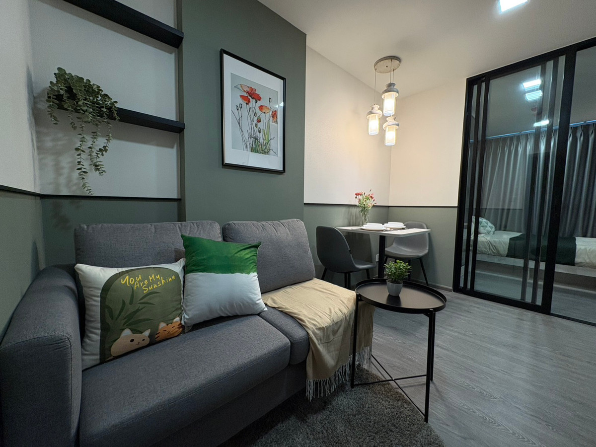 For RentCondoPathum Thani,Rangsit, Thammasat : Condo for rent, Kave Wonderland, garden room, fully furnished.