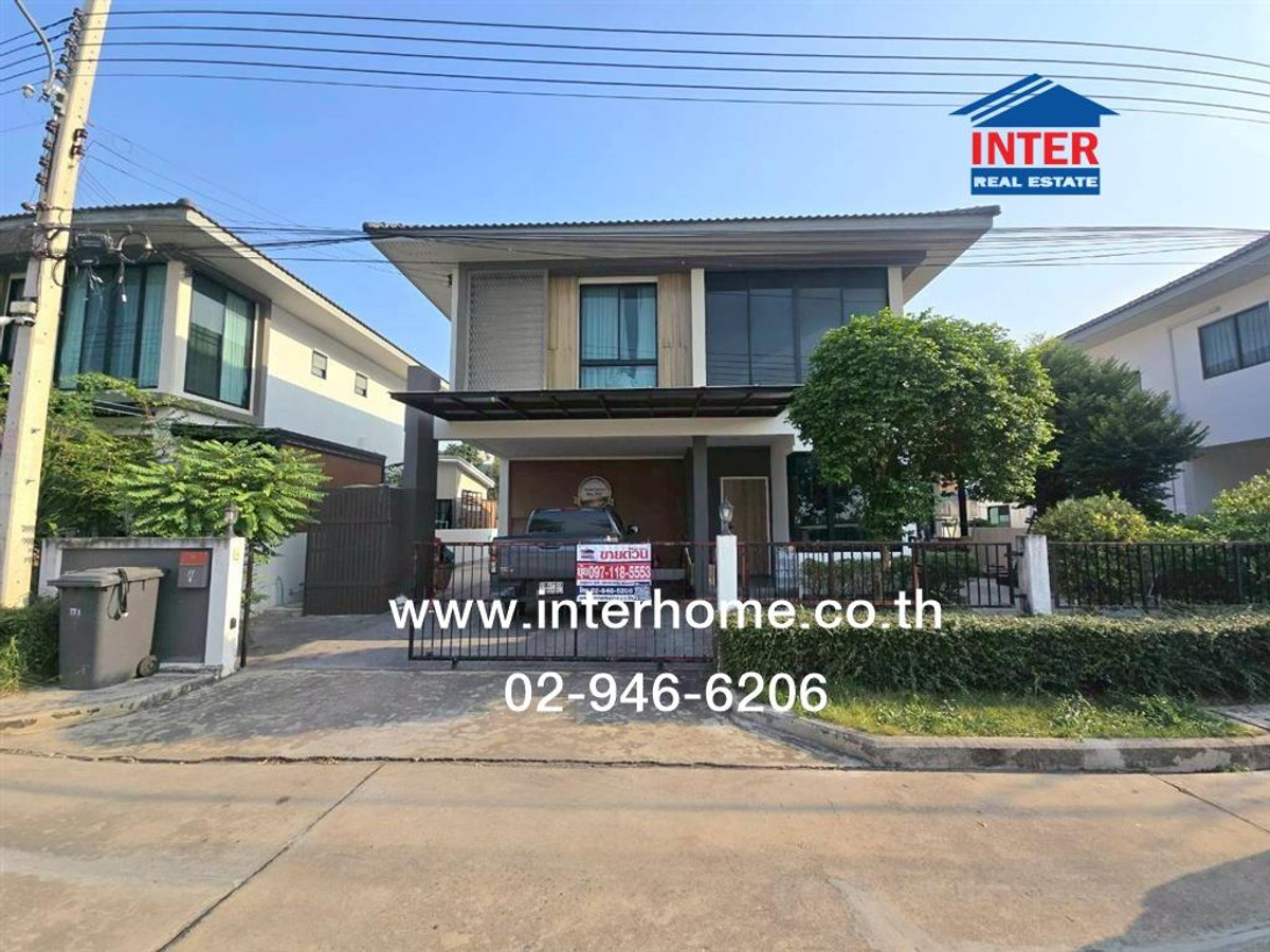 ขายบ้านปทุมธานี รังสิต ธรรมศาสตร์ : บ้านเดี่ยว 2 ชั้น 62 ตร.ว. หมู่บ้านภัทรีดาอเวนิว รังสิต-คลอง2/2 ซอยรังสิต-นครนายก31 ถนนรังสิต-นครนายก ถนนวิภาวดีรังสิต ถนนพหลโยธิน คลองหลวง ปทุมธานี