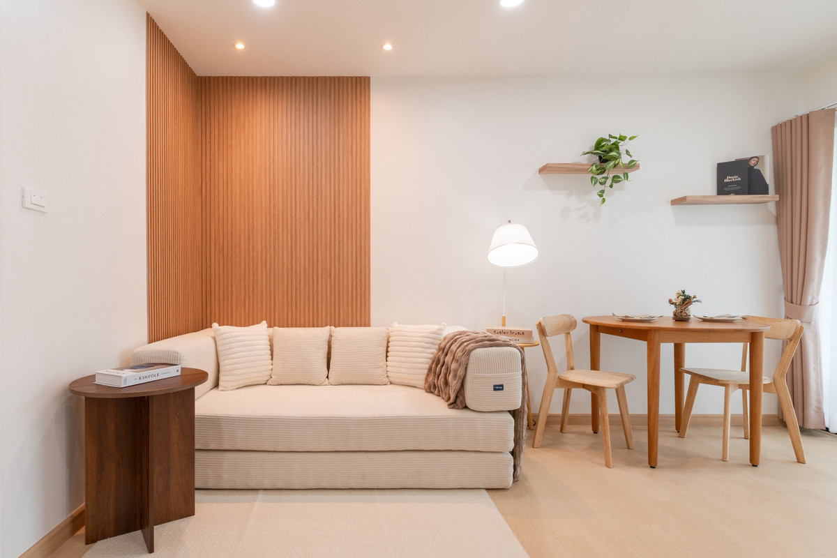 For SaleCondoBangna, Bearing, Lasalle : K-6802 Beautiful room, minimalist style, newly decorated 🔥🔥 Urgent sale! I Condo Sukhumvit 105, ready to move in, near BTS Bearing.