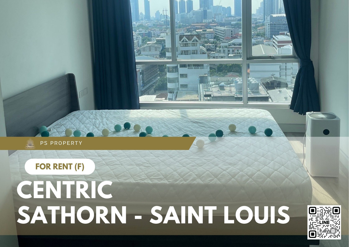 For RentCondoSathorn, Narathiwat : For Rent 🔥 Centric Sathorn - Saint Louis 🔥 Fully furnished with appliances, near BTS Saint Louis.