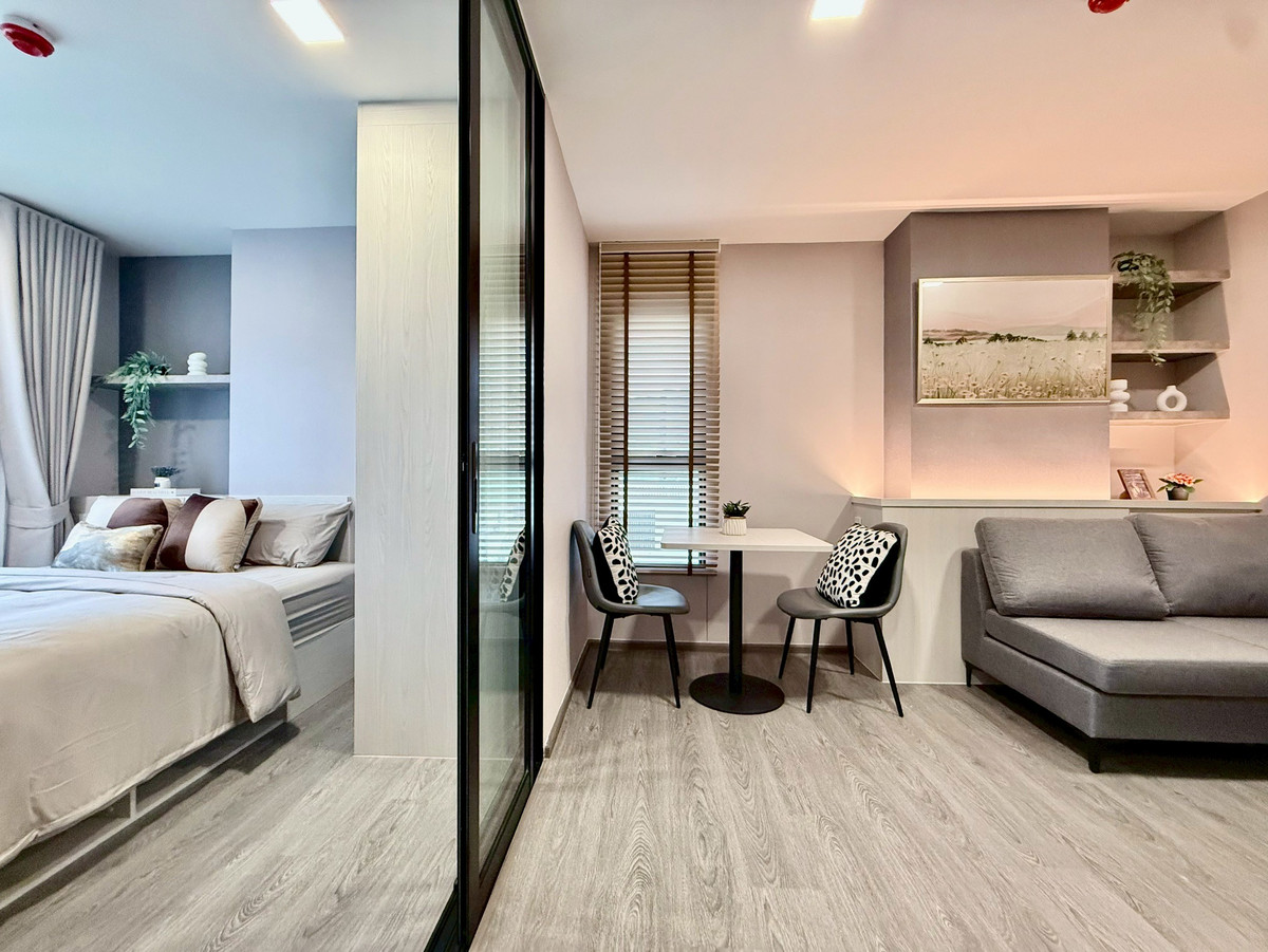 For RentCondoPathum Thani,Rangsit, Thammasat : Condo for rent, Kave Wonderland, beautifully decorated room.