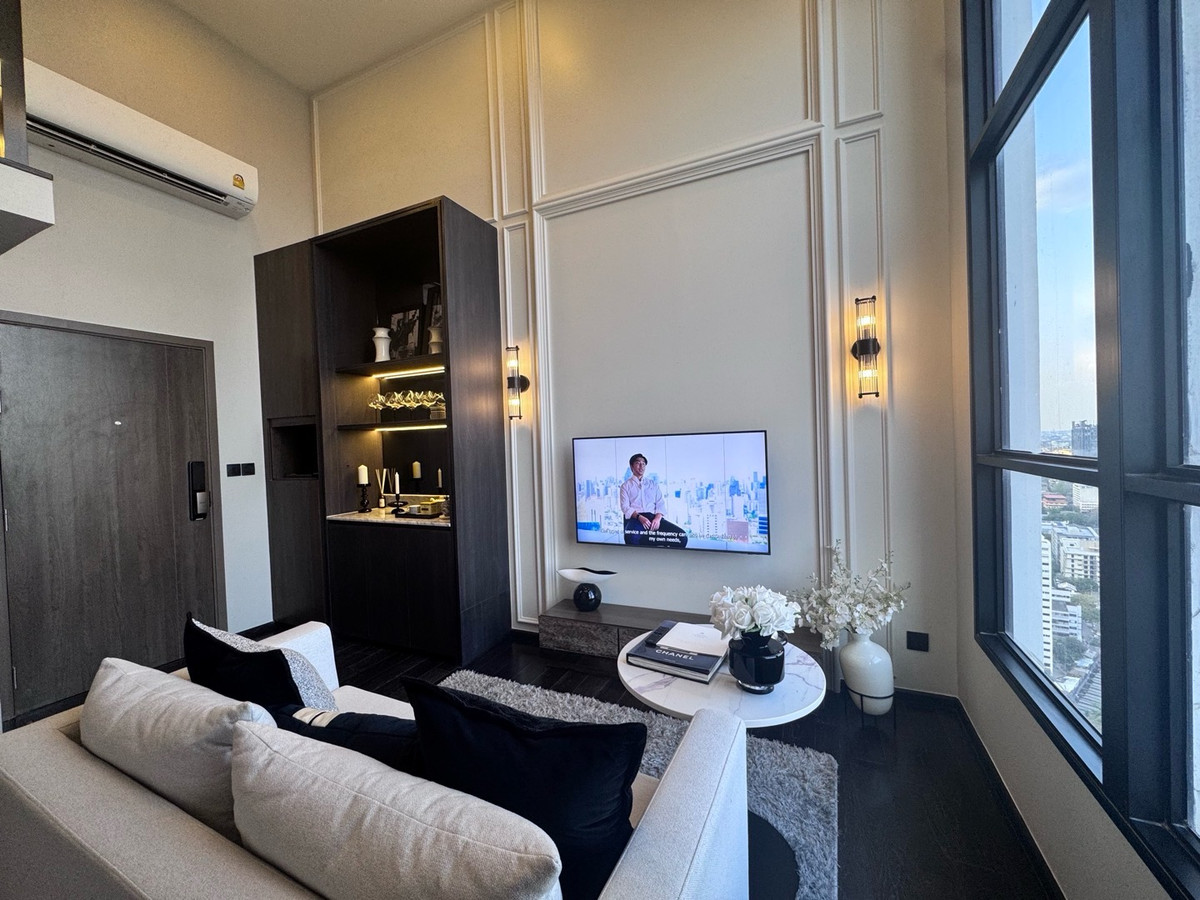 For SaleCondoSukhumvit, Asoke, Thonglor : 🔥Urgent Sale🔥 Park Origin Thonglor, 2-bedroom duplex unit, unobstructed view, next to BTS Skytrain, convenient transportation.