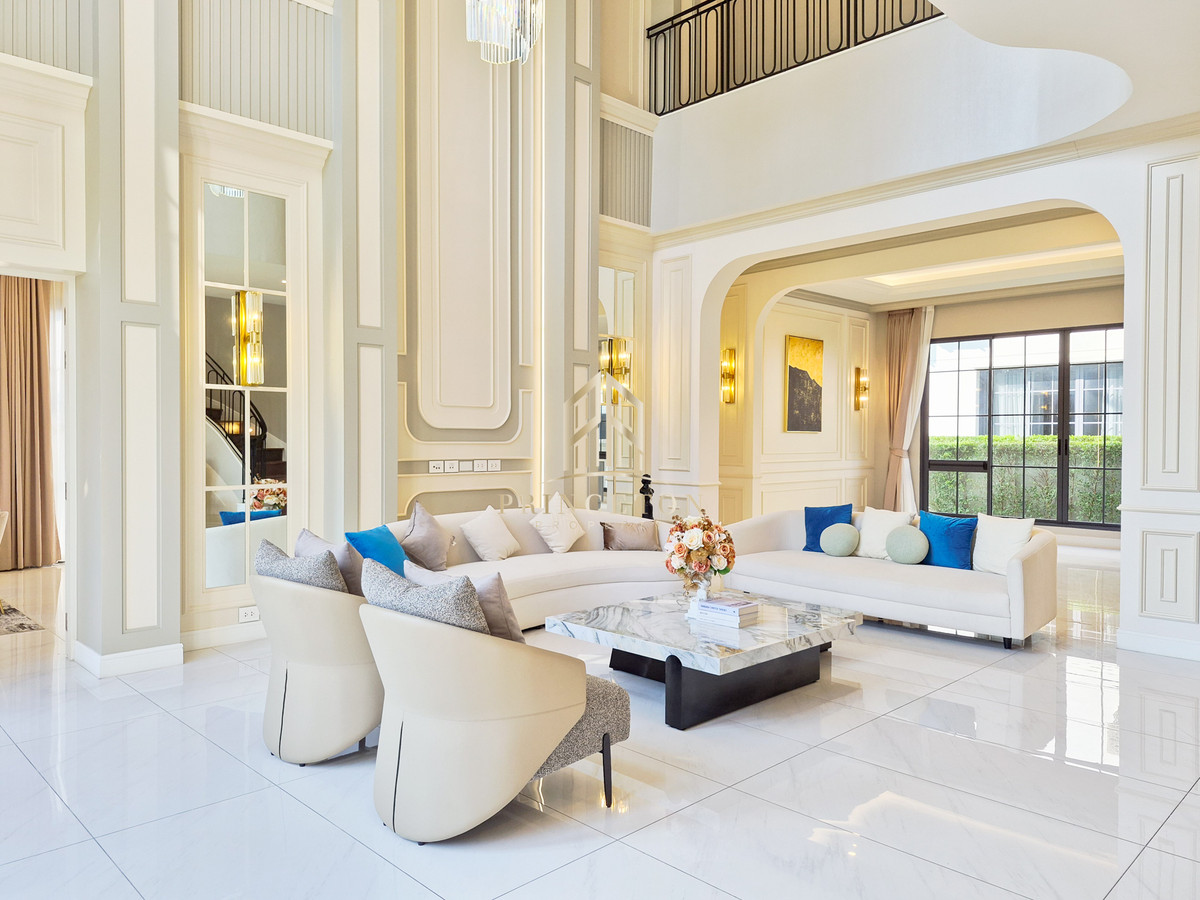 บ้านพัฒนาการ ศรีนครินทร์ : บ้านหรูสไตล์คฤหาสน์ นาราสิริ กรุงเทพกรีฑา 📞 092-4252445 Narasiri Krungthep Kreetha