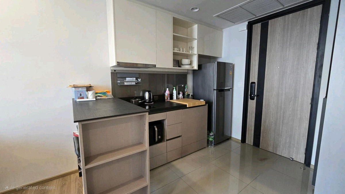 For RentCondoSukhumvit, Asoke, Thonglor : Condo for rent, OKA HAUS, 1 bedroom, Bang Krachao with river curve view, high floor.