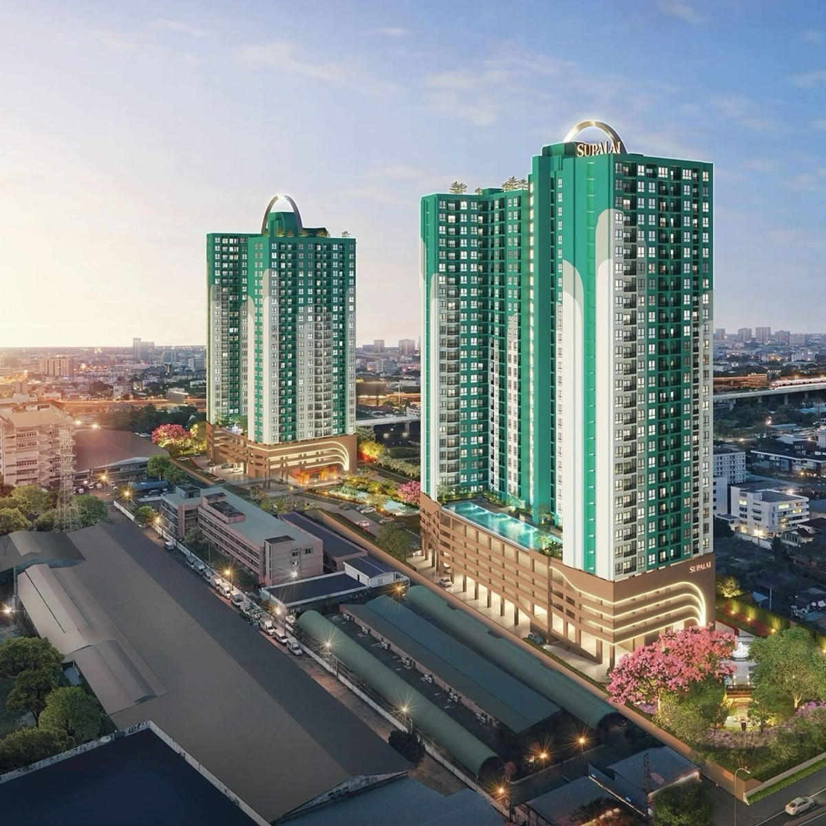 ขายดาวน์คอนโดพัฒนาการ ศรีนครินทร์ : WTS Resale Down Payment - Supalai Parc Ekkamai-Pattanakarn | 25th Fl, 40.5sqm, High Floor, Below Market Price!