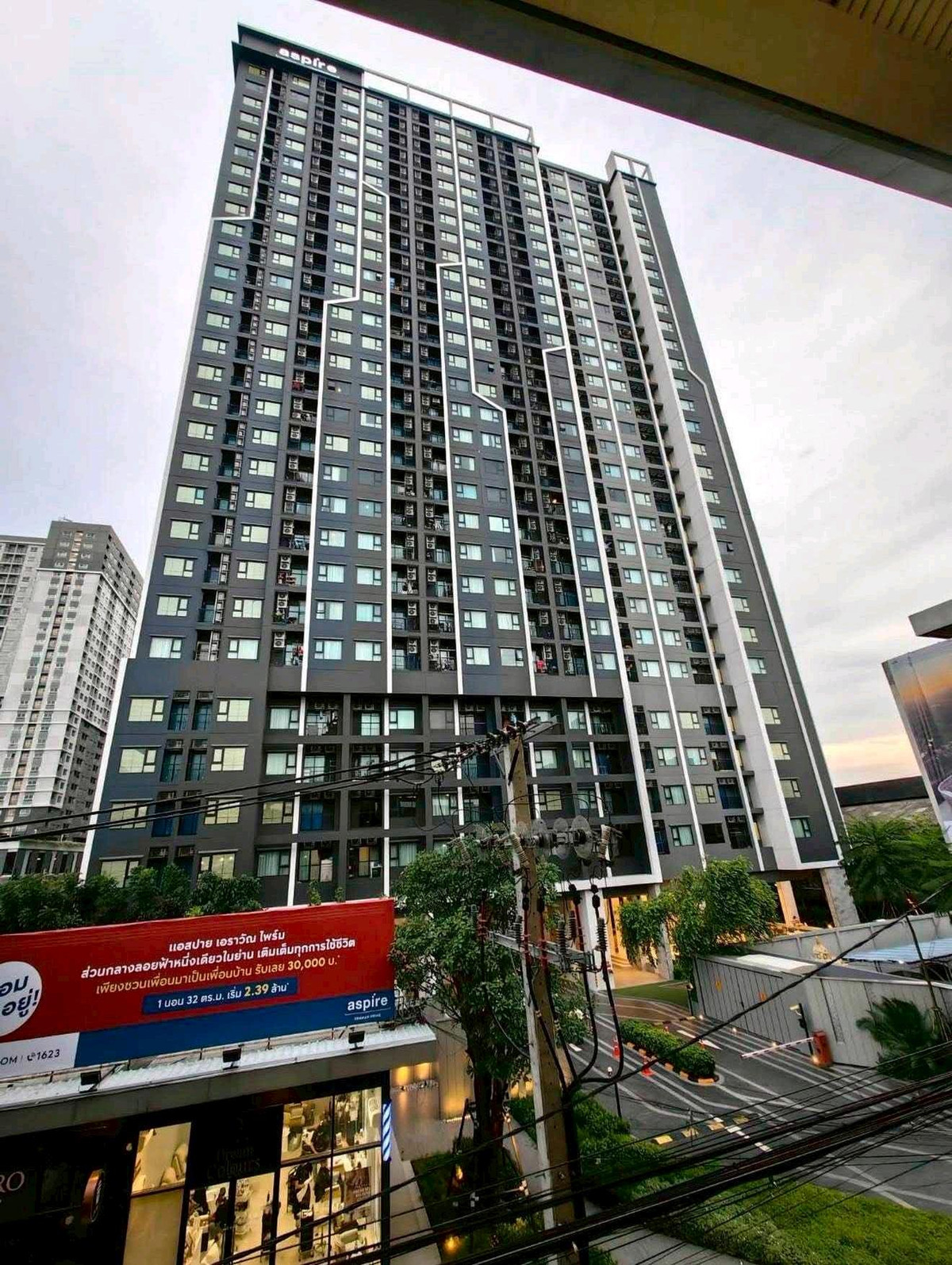 For RentCondoSamut Prakan,Samrong : #E125🎉170369 Condo for rent at Aspire Erawan Prime
