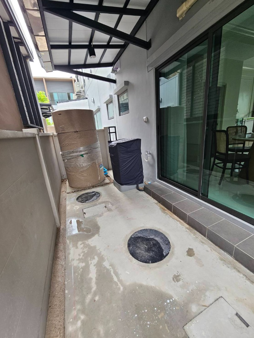 For RentHousePattanakan, Srinakarin : 🔥Urgent for rent🔥Baan Klang Muang Rama 9 - Krungthep Kreetha, beautifully decorated, fully furnished, ready to move in, near the main road, convenient travel.