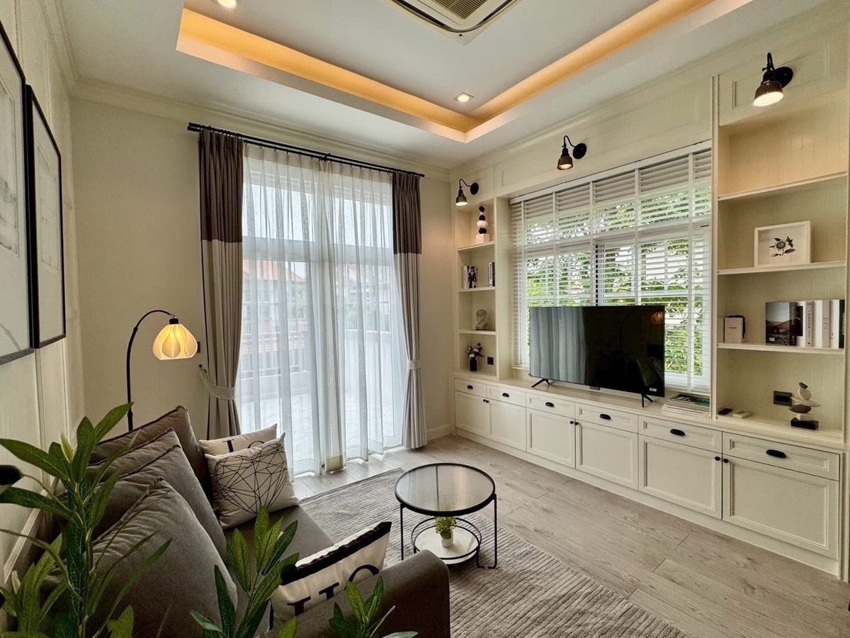 For RentHouseBangna, Bearing, Lasalle : For rent, detached house, Nantawan Bangna KM.7 For Rent Nantawan Bangna KM7